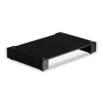 Blok Stax 2G Base Black Glass three-quarter The Blok Stax 2G Base in Black Glass / High Gloss Black
