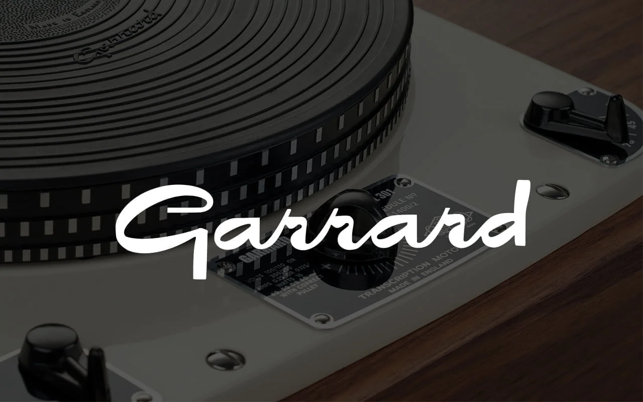 Garrard Brand Card Audio Lounge London