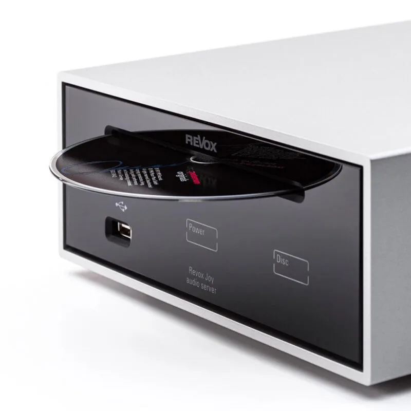 AL-UK-Product-Template-Revox-26021900_Audio-Lounge-India Revox S37 Audio Server CD Ripper Front Angle Silver 01 26022000