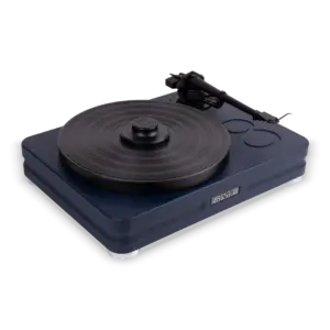 The SME Model 8 turntable in Midnight Blue with the SME 309 tonearm