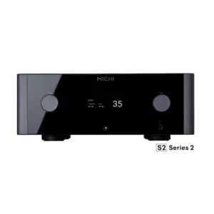 Michi X5 Integrated Amplifier Front Transparent Square